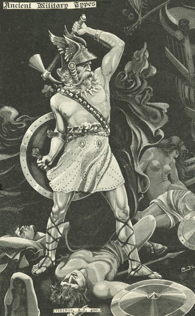 Vikings, AD 400 by English School
